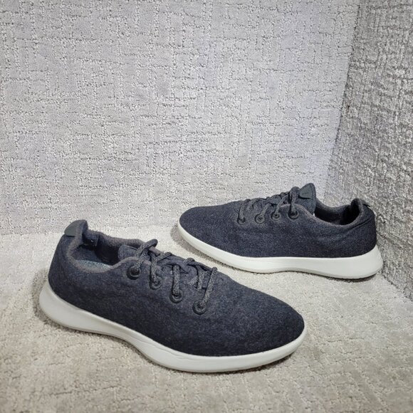 Allbirds Men's Size US 12 Dark Gray Wool Runners Dolphin Comfort Shoes - Picture 6 of 10